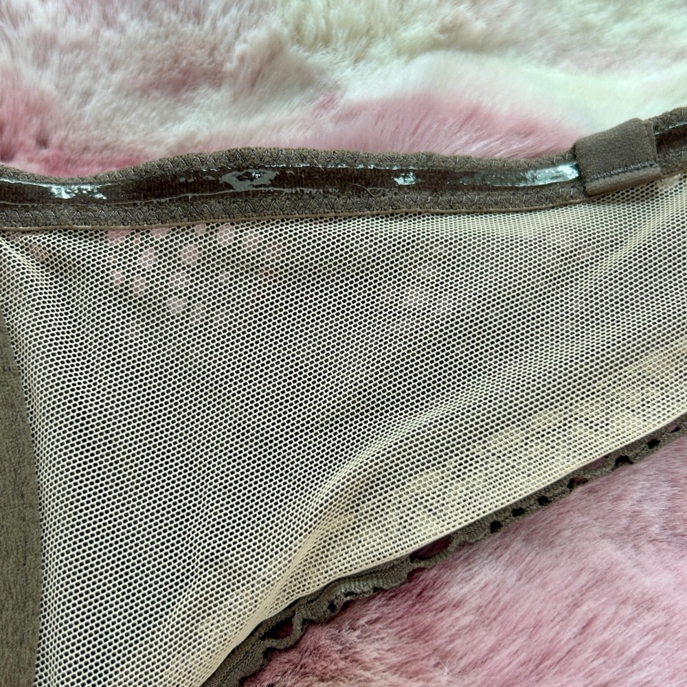 Victoria's Secret Multi-Way Convertible Strapless Bra 36C Taupe Lace NWOT - Picture 6 of 6